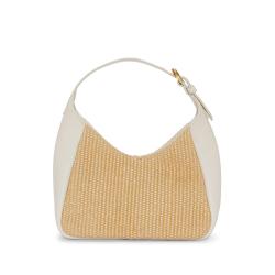 Trendy Fashion 2024 Summer New Design Straw Rattan Ladies Handbags Pu Leather Bags For Women
