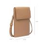 High Quality OEM ODM Women Mobile Phone Bags Vegan Leather Litchi Handbags Cross Body Bag For Women