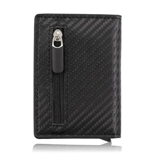Custom metal business card holder rfid blocking aluminum metal credit card holder