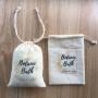 Thin Silk Printed Gold Muslin Cotton Packaging Pouch Transparent Muslin Drawstring Packaging Bag