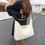 Wholesale Factory Custom Canvas Shopping Bag Korean Casual Fashion crossbody Shoulder Bag for Student