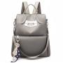 Gelory Hot Sale Fashion Unisex Versatile Leisure Large Capacity Zipper Backpack Students Oxford Cloth Anti-Theft Schoolbag