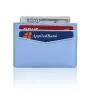 Sim Leather Credit Card Holder Minimalist Saffiano Leather ID Card Holder RFID Blocking Wallet