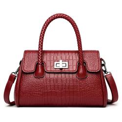 Women's handbag hot selling crocodile pattern elegant simple large capacity ladies hand bag crossbody shoulder bags for women