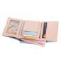 HSWW001 Custom Short Small Mini PU Leather RFID Women Wallet Fashion Credit Card Holder Fashionable Coin Money Purse