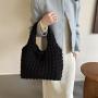 Sex Fold Bubble Bag 2024 Spring Summer New Leisure Fashion Large Capacity One Shoulder Underarm Handbag Tote Bag