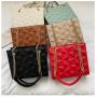 ZR805 Women Bag New Fashion Chain Lattice PU Ladies Leisure High-capacity Handbag Girls Crossbody Handbag Portable Tote Bag