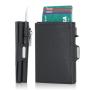 New Arrival Metal Aluminum Automatic Pop Up Rfid Blocking Thin Minimalist Smart Wallets For Men