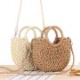 New Designer Wholesale Women Handbags Manufacturer Customs  Handbag Handmade Customized Woven Straw Beach Tote Bag