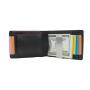 Double front pocket slim wallet men minimalist pu leather lizard pattern money clip wallet for wholesale
