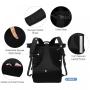 LOVEVOOK 2022 Rolltop Backpack with Shoes Pocket Women Waterproof Gym Laptop Backpack Men 15.6 Inch Lightweight Travel Backpacks