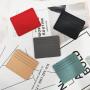 DC003 Hot Selling ID Credit Bank Card Holder Wallet Custom Logo Wholesale PU Leather Business Coin Purse Multi-card Space