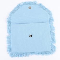 Ladies Clutch Bags Women Cute Canvas Bag Fringe Tassel Bright Color Wallet Flat Purse Girls Handy Envelope Bag Clutch Purse
