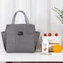 ZR103 Lunch Box Handbag Thermal Insulation Waterproof Bento Bag Thickened Aluminum Foil Large-capacity Work Lunch Bag