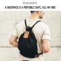 HMWPE Fabric Shoulder Bag Avoid Theft Backpack Waterproof Drawstring Level 5 Cut Resistant Anti-theft Bag With Lock