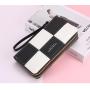 OEW211Business ID Credit Card Holder Hot Sale Fashion Design Women Wallet Long Wallet Double Zipper Coin Purse