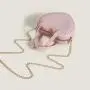 wholesale 2024 new cute girls Candy pvc chain small bags Heart shaped  fashion handbags for women