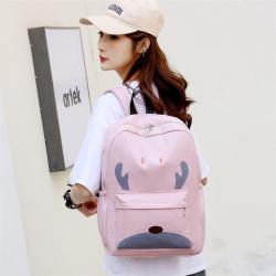 KBW404 Backpack Cartoon Large Capacity Waterproof Student Fashion Small Fresh Backpack Trend Korean Edition Student Schoolbag