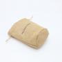Free Sample Round Bottom Drawstring Jute Burlap Candle Wine Gift Packaging Pouch Custom Logo Perfume Cosmetic Bags