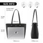 LOVEVOOK 3pc/set designer ladies handbags and purses shopping shoulder bag crossbody bag office travel luxury women tote bags