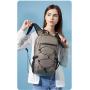 ZF067 Portable Folding Shoulder Bag Female Waterproof Outdoor Leisure Travel Bag Hiking Mountaineering Cycling Bag Male