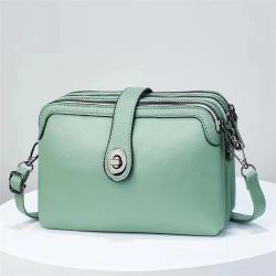 Fashion shoulder ladies bag solid color pu leather hand bags women purse and handbag sac tendance 2024