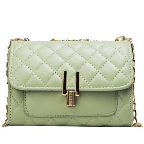 CCF573 New Fashion Chain One Shoulder Women's Bag Small Simple Shoulder Handbag Luxury Designer PU Leather Women's Handbag