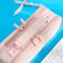 HR201 Multi Layer Canvas Pencil Case Wholesale Portable Double Zipper Simple Stationery Box School Students Large Pencil Case