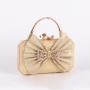 Small Square With Sequins Bow Tie Clutch Bag Evening Bags Set Auger Evening Luxury Bag