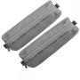 Gelory Hot Selling Student Supplies Transparent Mesh Zipper Pencil Case School Classic Nylon Pencil Bag