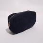 RTS Stock Corduroy Portable Personalized Chenille Glitter Patches Custom Women Girls  Wholesale Travel Makeup Small Cosmetic Bag