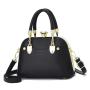 2024 wholesale High Quality glossy women bags one shoulder crossbody women's PU leather handbags with flower pendant
