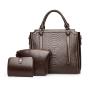 2023 New Fashion Crocodile Pattern Handbag Large Capacity Riveted One Shoulder Crossbody Bag Luxury Shoulder Bag For Ladies