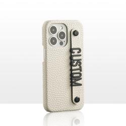 Genuine Skin Real Leather Hand Made Mobile Phone Back Case With Letters Handle For Iphone Xs 11 12 13 14 15 Pro Max Luxury