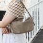 2024 new bags ladies fashion temperament underarm pillow bag woven crossbody female bags
