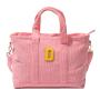 Hot Sale High Quality  Eco-friendly Custom Pink Corduroy Tote Bag With Zipper Cotton Shopping Bags Ladies Bags Handbag