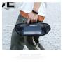 Gelory Factory Wholesale Custom Logo Mens Waist Pack Crossbody Bag Outdoor Travel Reflective Stripe Chest Bag