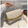 Lady Designer Bags Fashion Korean Diamond Lattice Bag Golden Chain Fashion Single Shoulder Messenger Small Square Flap Purses