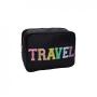 Nylon Waterproof Travel Makeup Bag for Woman Beauty Storage Pouch Mini Toiletry Bag Girls Makeup Zipper Cosmetic Bag