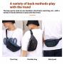 ZWY157 Daily Portable Oxford Waterproof Men Waist Pack Lightweight Simple Shopping Crossbody Bag Outdoor Sport Travel Chest Bag