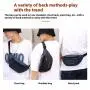 ZWY157 Daily Portable Oxford Waterproof Men Waist Pack Lightweight Simple Shopping Crossbody Bag Outdoor Sport Travel Chest Bag