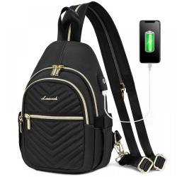 LOVEVOOK Cycling Hiking small purse fashion Crossbody Chest Bag Convertible Casual Daypack Shoulder sling bag for women Backpack