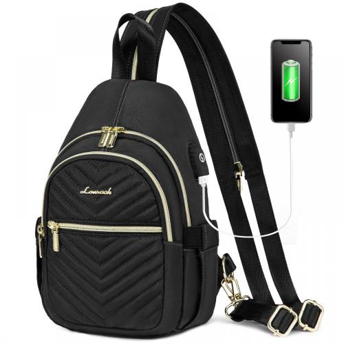 LOVEVOOK Cycling Hiking small purse fashion Crossbody Chest Bag Convertible Casual Daypack Shoulder sling bag for women Backpack
