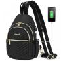 LOVEVOOK Cycling Hiking small purse fashion Crossbody Chest Bag Convertible Casual Daypack Shoulder sling bag for women Backpack