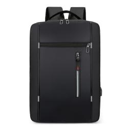 Hot Selling Unisex Vintage Style Travel Laptop Backpack 3 Compartment Set with Zipper Closure Polyester Lining for Students