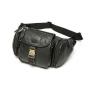 Fashion Small Cow Leather Chest Sling Pack Outdoor Leisure Shoulder Bag for Men