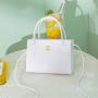 New Bag 2024 Korean Fashion Crocodile Pattern Single Shoulder Messenger Small Square Bag Woman Discount