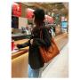 2024 New big genuine leather shoulder tote bags for women's totes handbags ladies luxury shoulder leather bags wholesale