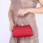 Custom Wholesale Rhinestone Clutch purse Women Acrylic Evening Clutch Bag Gold Chain handbags  for party club Lady