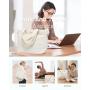 LOVEVOOK 15.6 17 in Fashion Custom Puffy Tote Shoulder bag Waterproof Lightweight Nylon Quilted Puffer Handbag set for women